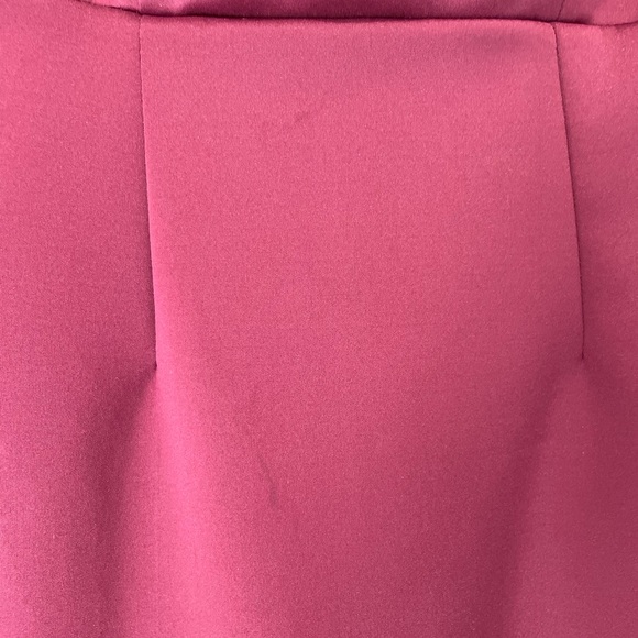 Burgundy Mermaid Dress - Picture 7 of 8